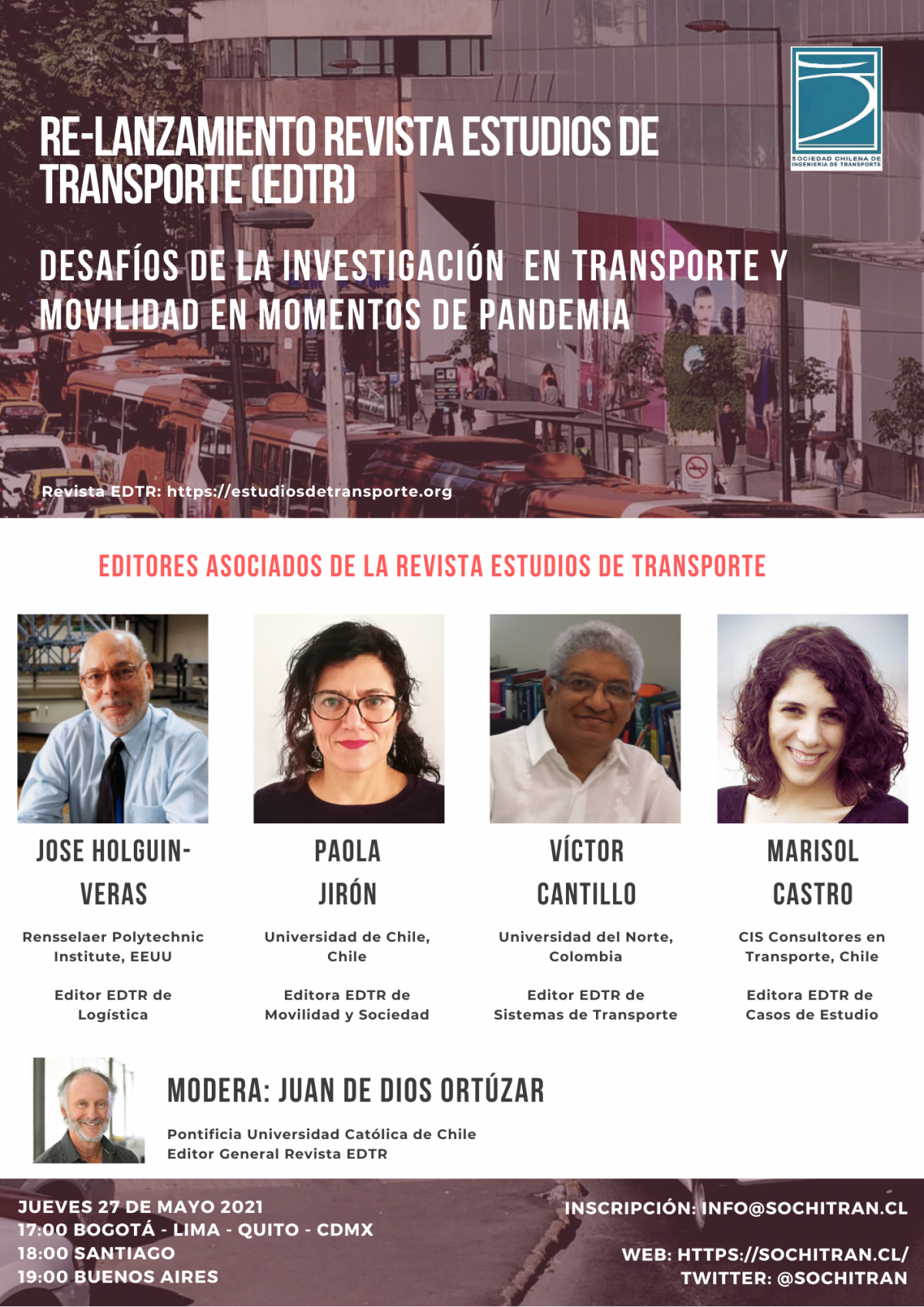 Lanzamiento revista estudios de transporte de Sochitran